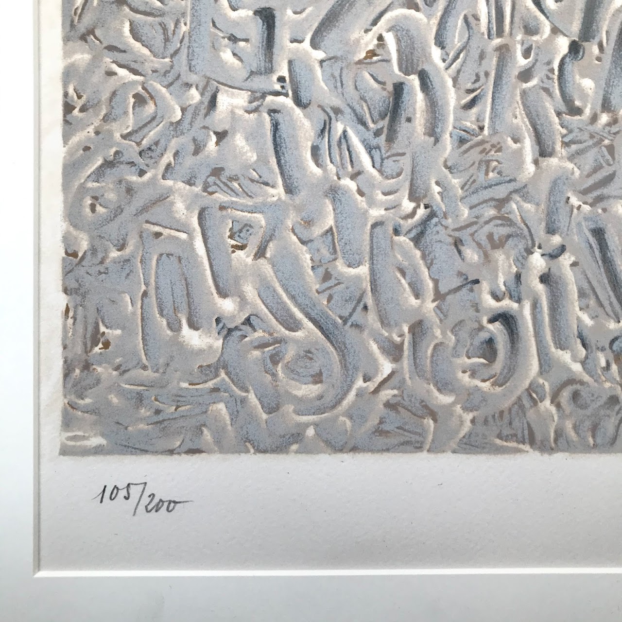 Signed Abstract Lithograph