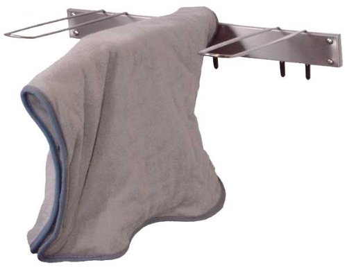 Hydrocollator Towel Cover Drying Rack, 3 Hook Stainless