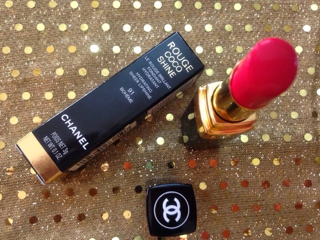 Jual Chanel Rouge Coco Shine Lipstick (91 Bohme) - Kota Tangerang