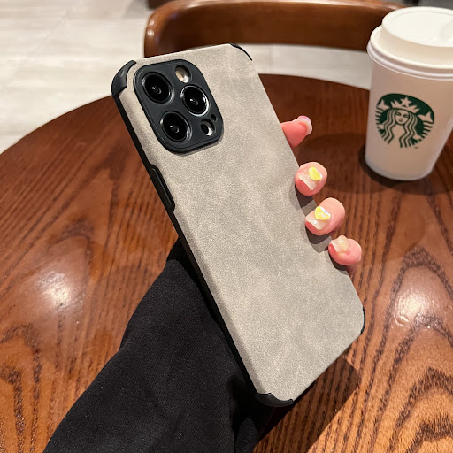 Title 8, Simple Solid Color Faux Fur Phone Case. Protect...