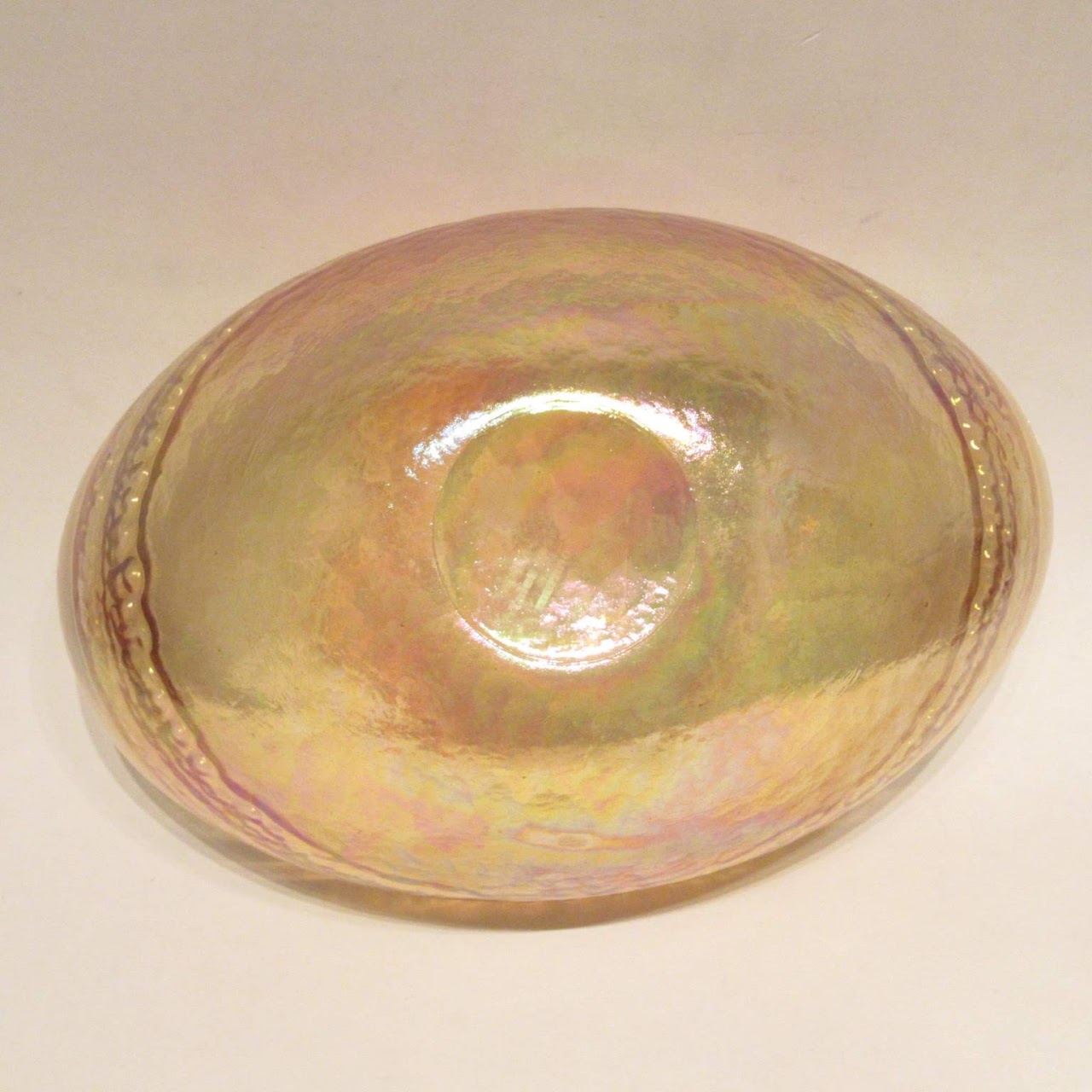 Yalos Casa Murano Iridescent Glass Bowl