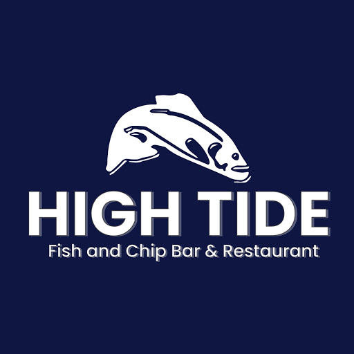 The New High Tide Fish and chips restaurant / Indian Take away logo