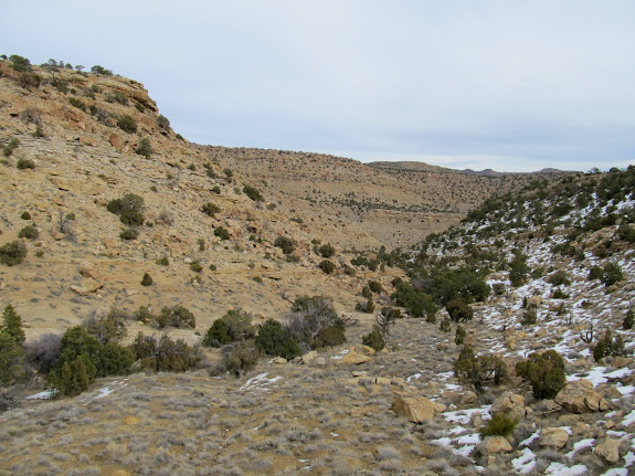 Valley leading to Little Park Wash