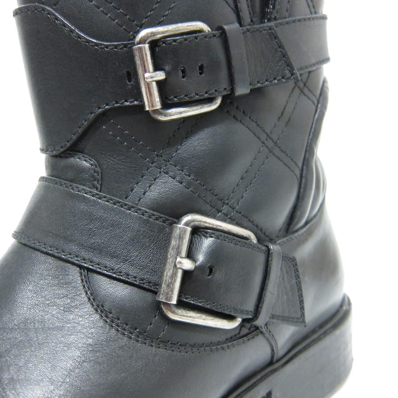 Marc Jacobs Leather Moto Boots