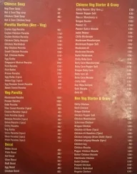 The Parotta King menu 4