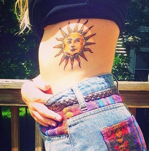 22 Small Sun Tattoo Ideas For Ladies  Styleoholic