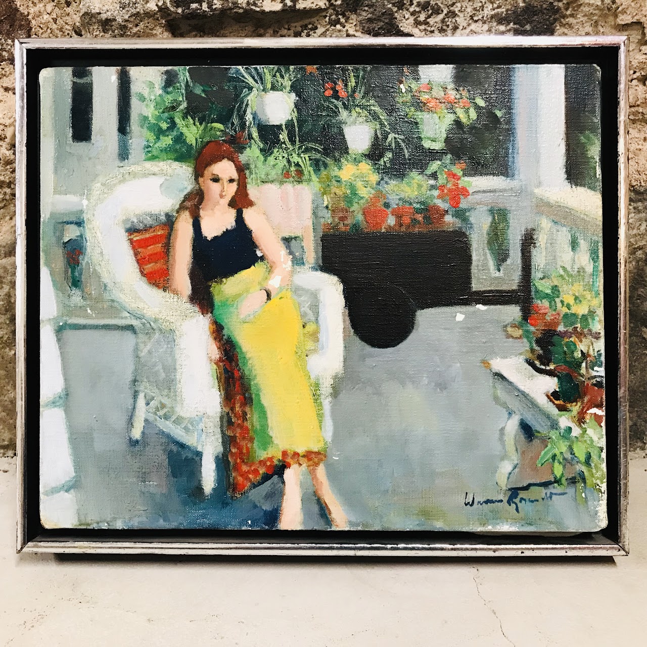 Warren Brandt Signed Oil Painting