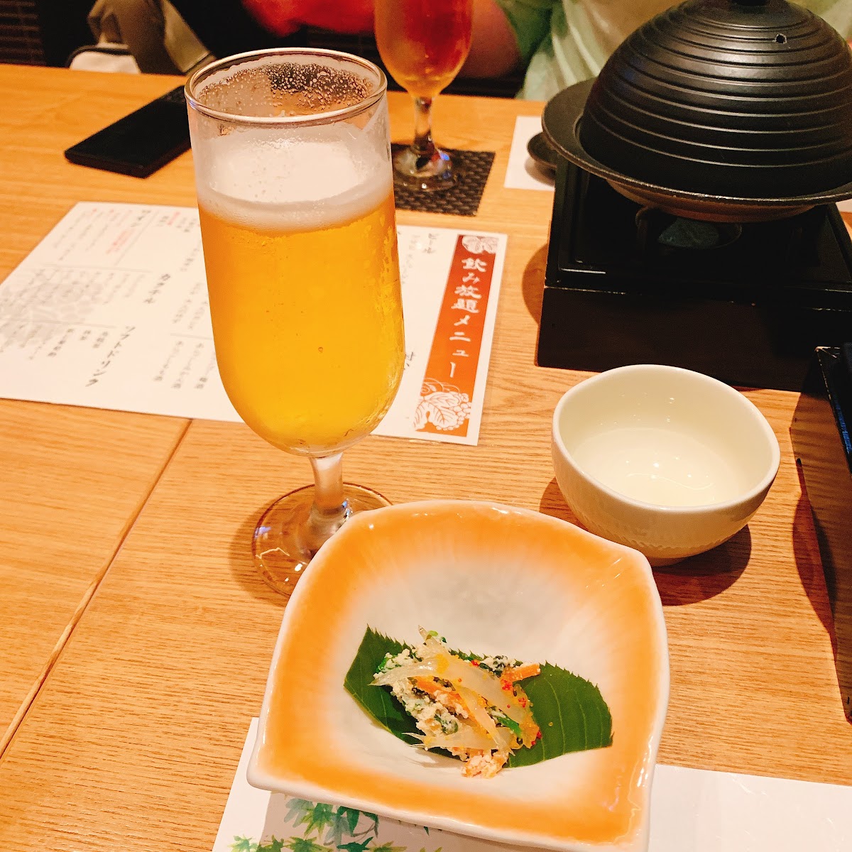 東京駅でお寿司付きの和食ディナーするならいぶきへ行こう え 泡おかわりしまくったけど4000円でいいの