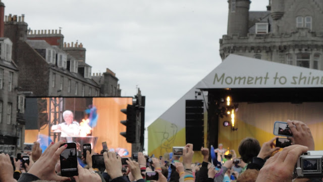 Olympic Torch in Aberdeen