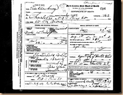 Wm M. Brock Death cert2