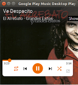 Un reproductor de música para Ubuntu con Google Play Music - mini