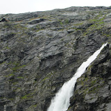 Langs de Trollstigen (voorbij Geiranger).