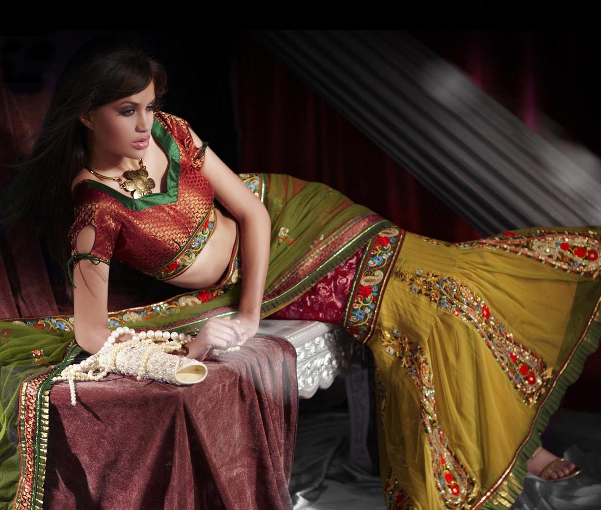 Engagement Lehenga Saree