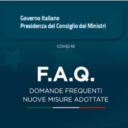 FAQ - DOMANDE FREQUENTI NUOVE MISURE ADOTTATE