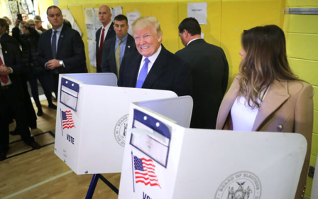 Trump casts vote in historic US election