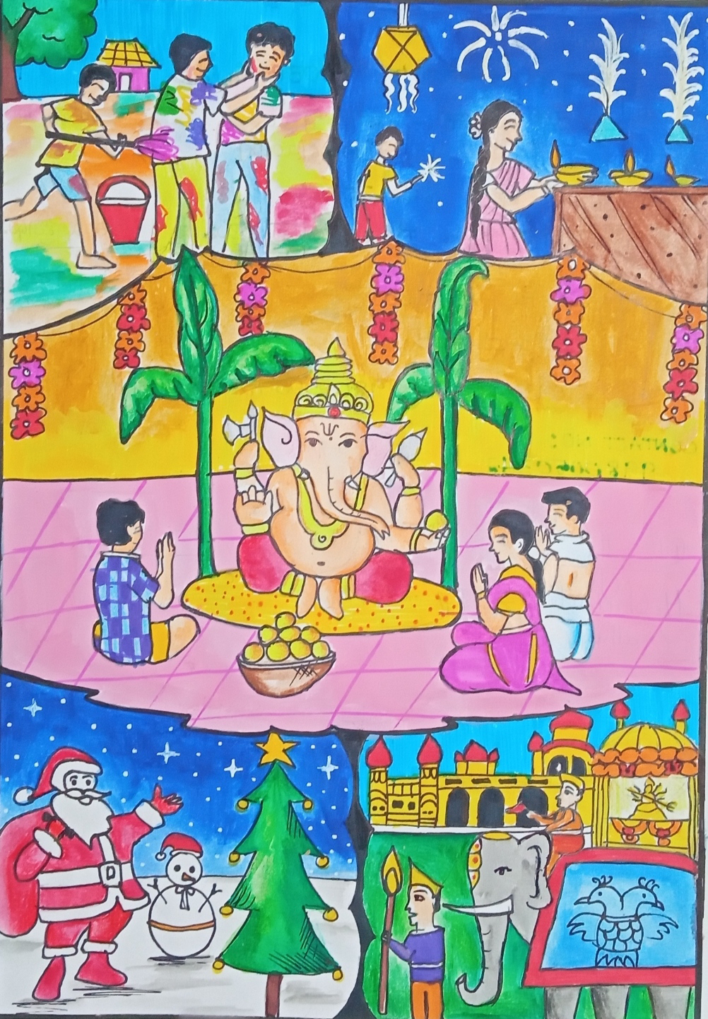 Memory Drawing - Ganpati ..... | Facebook