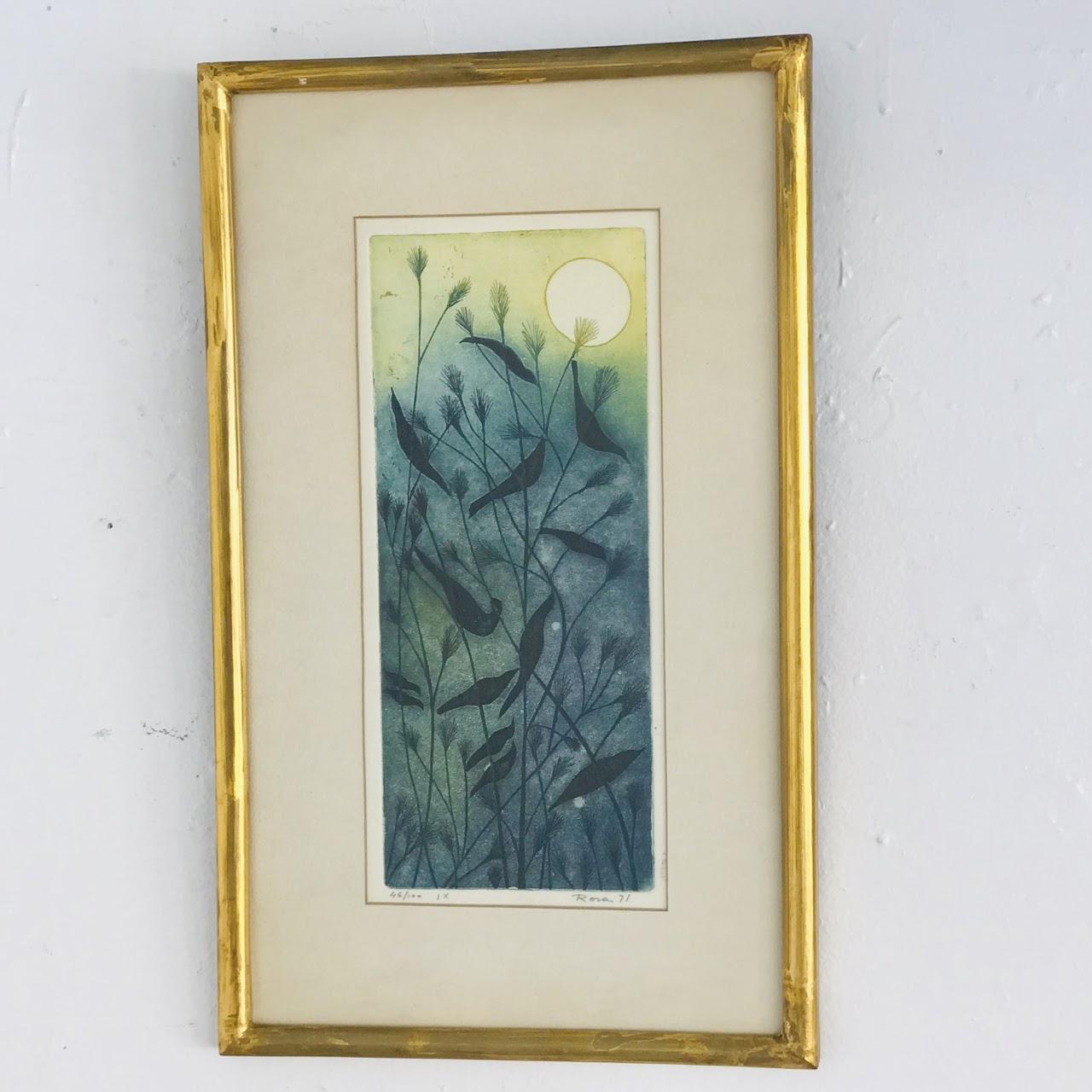 Rosa Ballester Signed Aquatint Etching