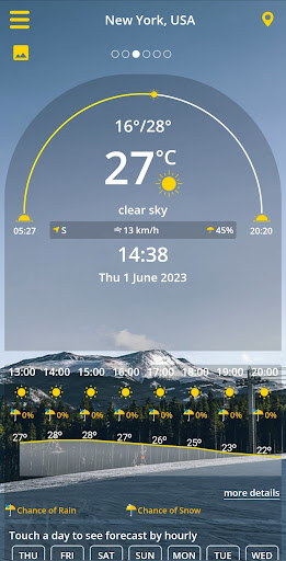 Screenshot Weather Forecast