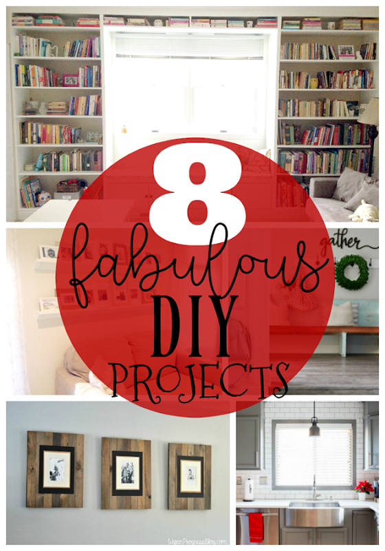 8 Fabulous DIY Projects at GingerSnapCrafts.com #DIY #forthehome