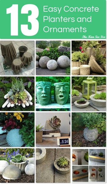 Concrete planters