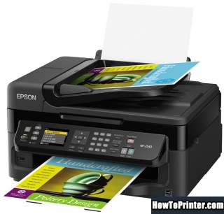 Reset Epson WorkForce WF-2540 printer by Epson reset software