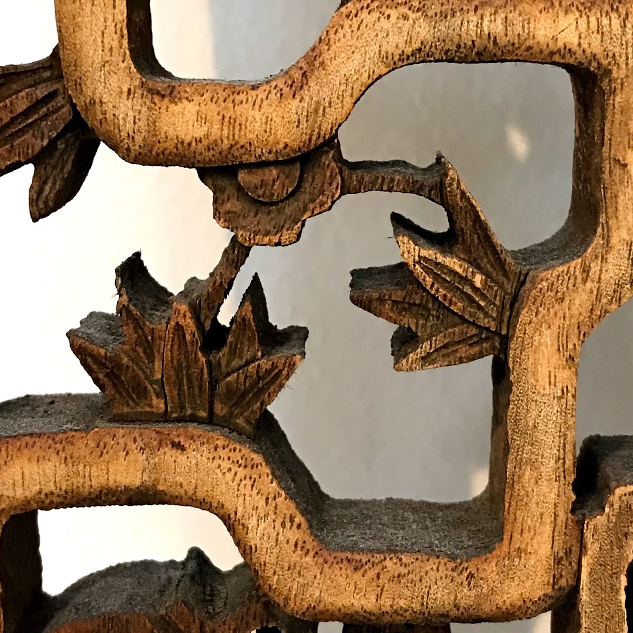 Pair of Carved Chinese WIndow Screens