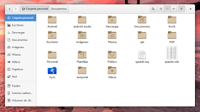 Aplicaciones para trabajar en Ubuntu GNOME y también para disfrutar. Nautilus.