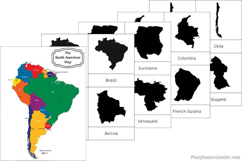 South America Continent Maps