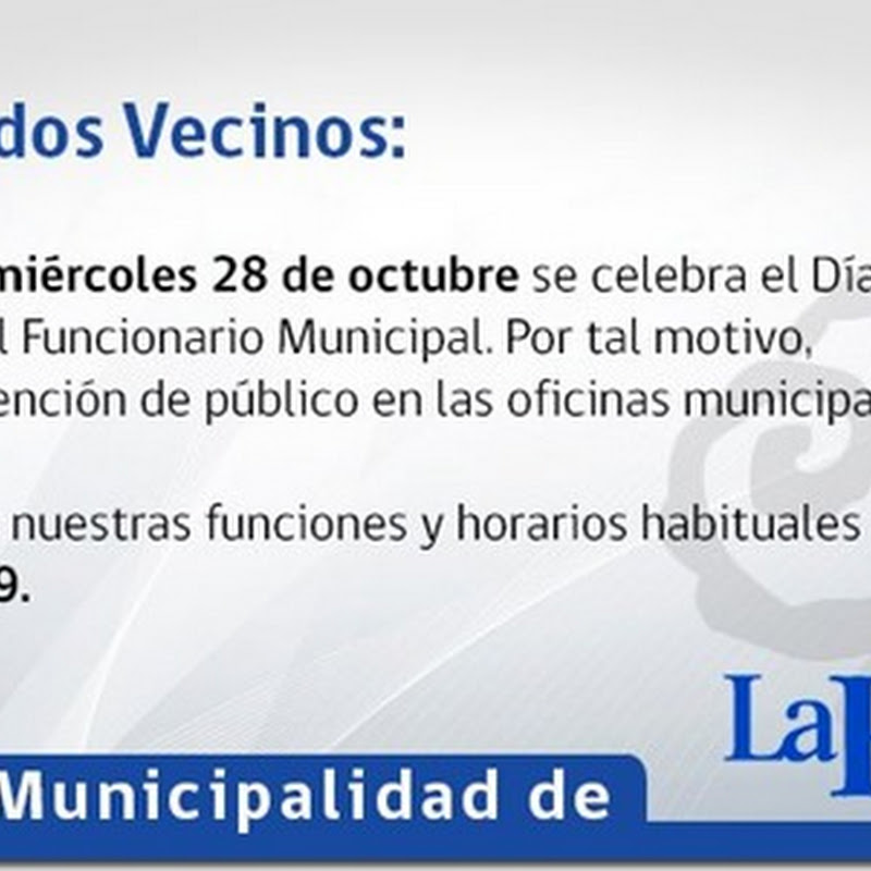 Día Nacional del Funcionario Municipal