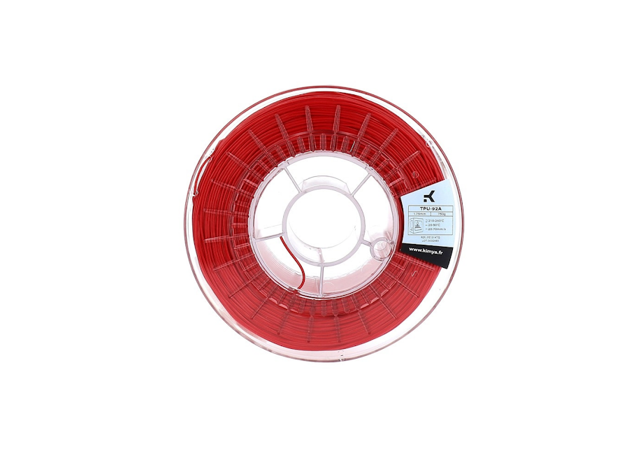 Kimya Red TPU-92A 3D Printing Filament - 1.75mm (750g)