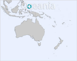 Palau location map