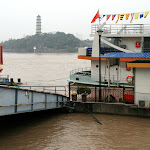 Embarcadère sur l'Oujiang pour l'île Jiangxin