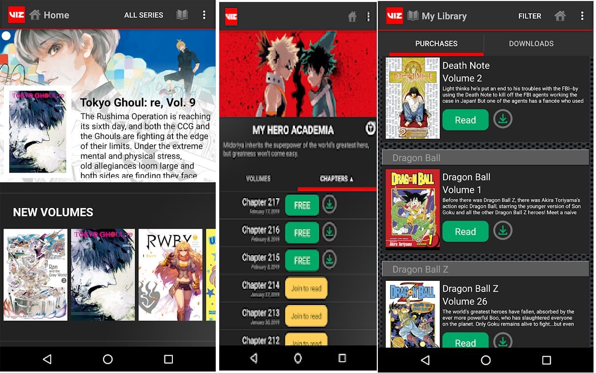 VizManga |  Las mejores aplicaciones de lectura de manga para Android