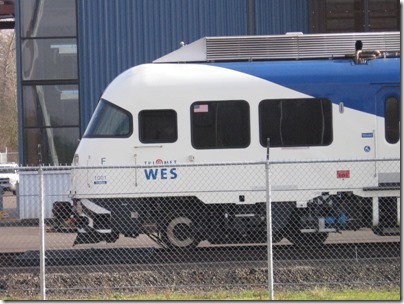 IMG_5046 TriMet Westside Express Service DMU #1001 in Wilsonville, Oregon on January 15, 2009