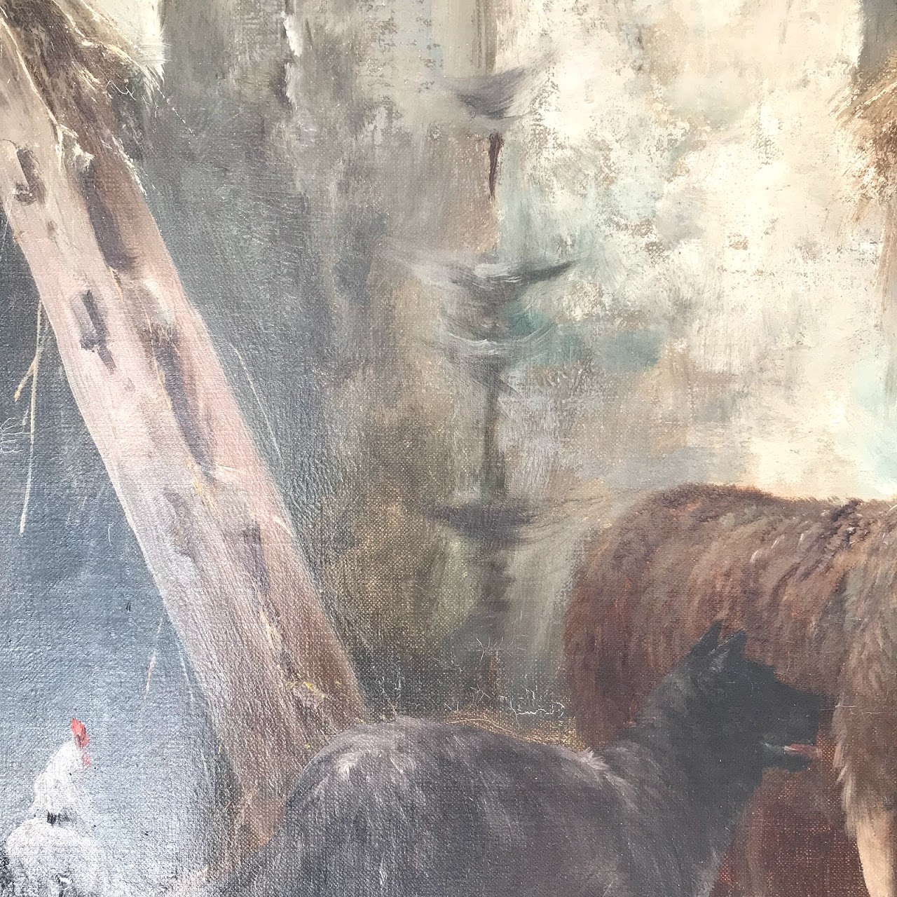 Georges-Arthur Jacquin Signed Oil Painting