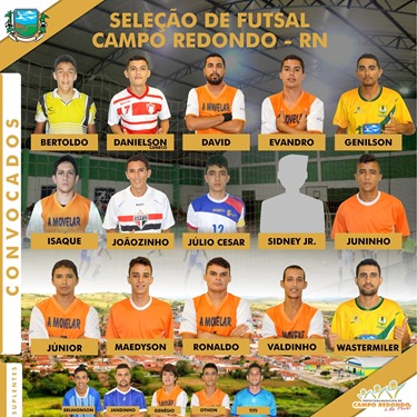 SELEÇÃO DE FUTSAL 2015 - CAMPO REDONDO - COPA PROFESSOR JORGE GUIMARÃES