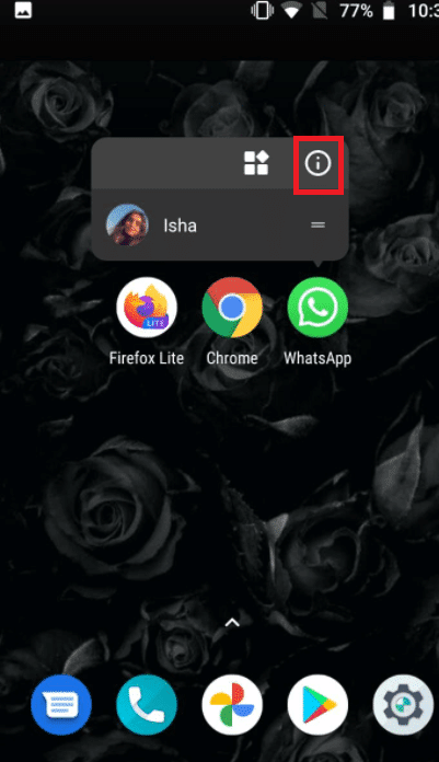 Toque el botón I.  Arreglar la videollamada de WhatsApp que no funciona en iPhone y Android