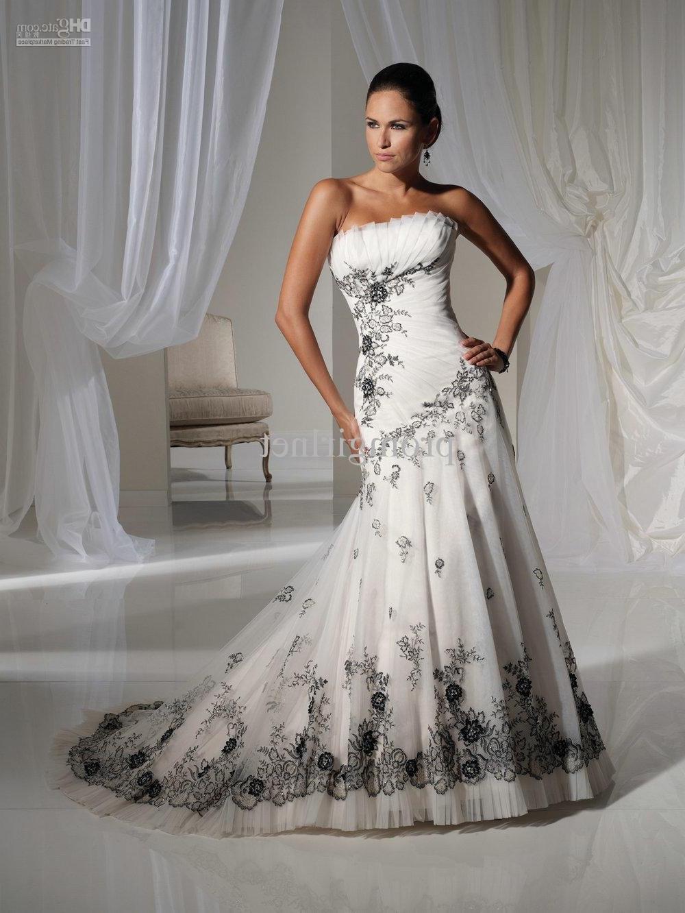 black lace wedding dress