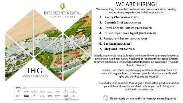 InterContinental Fujairah Resort Careers