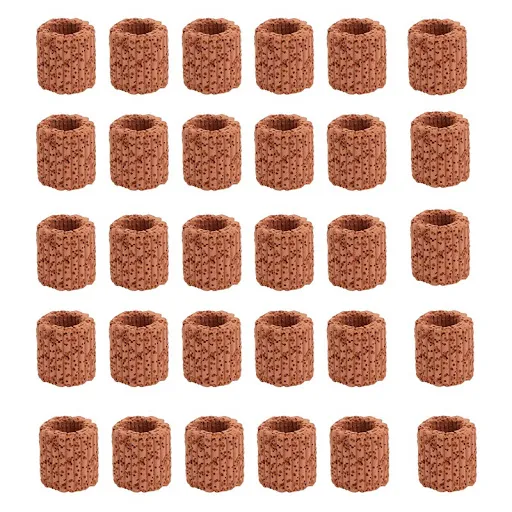 30 PCS Aquatic Water Plant Fixed Ring Aquarium Plant Pot Fixed Holder Ceramics Fish Tank Plant Weights Anti-Floating Acc