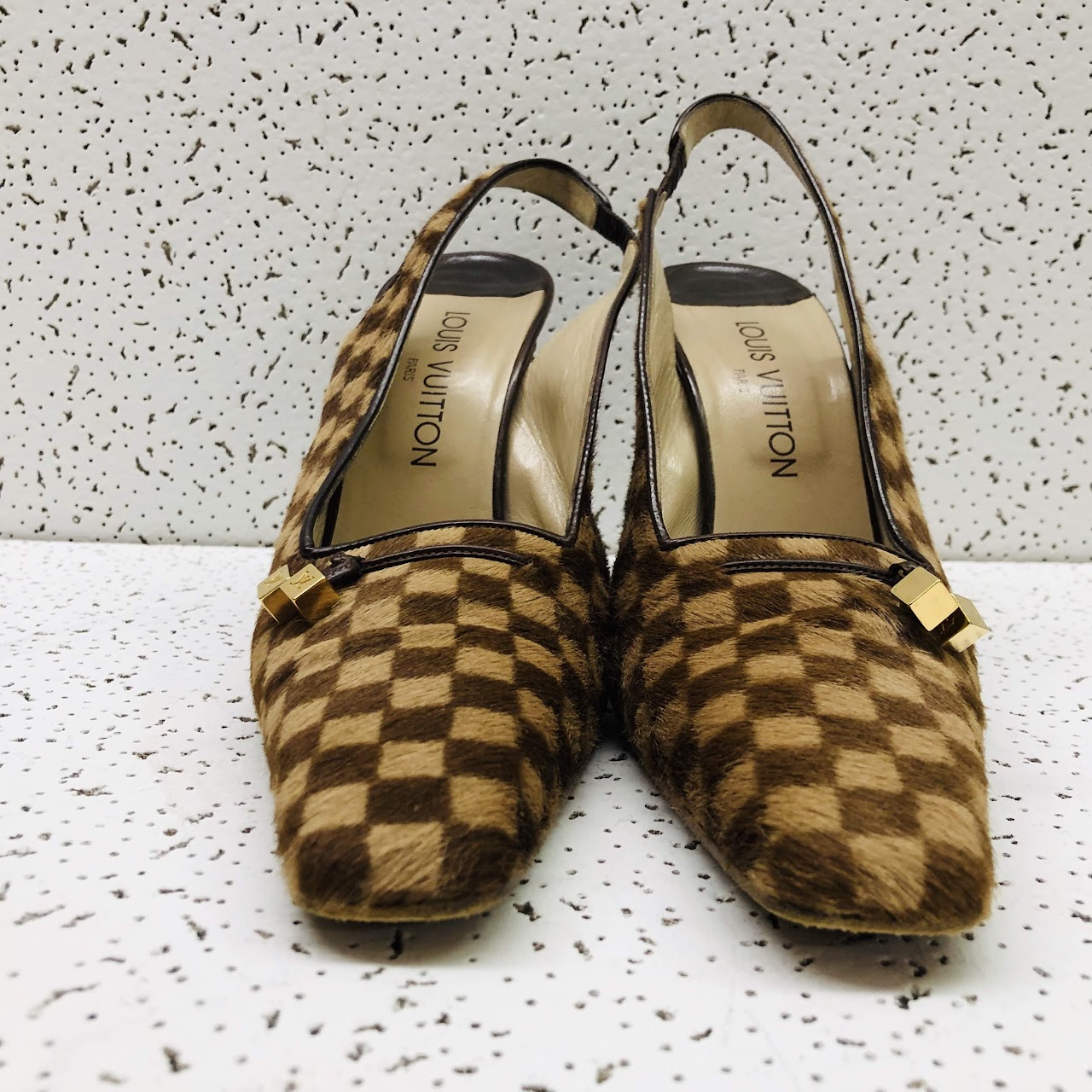 Louis Vuitton Damier Slingbacks