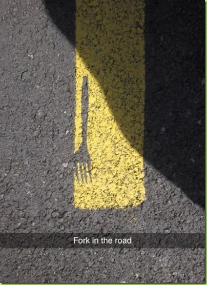 fork in the road