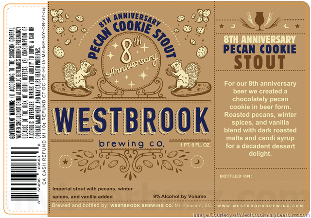 Westbrook Releases 8th Anniversary Pecan Cookie Stout