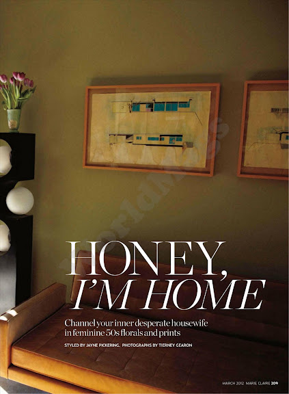 ¡Prints!, honey i’m Home (Marie Claire UK march 2012)