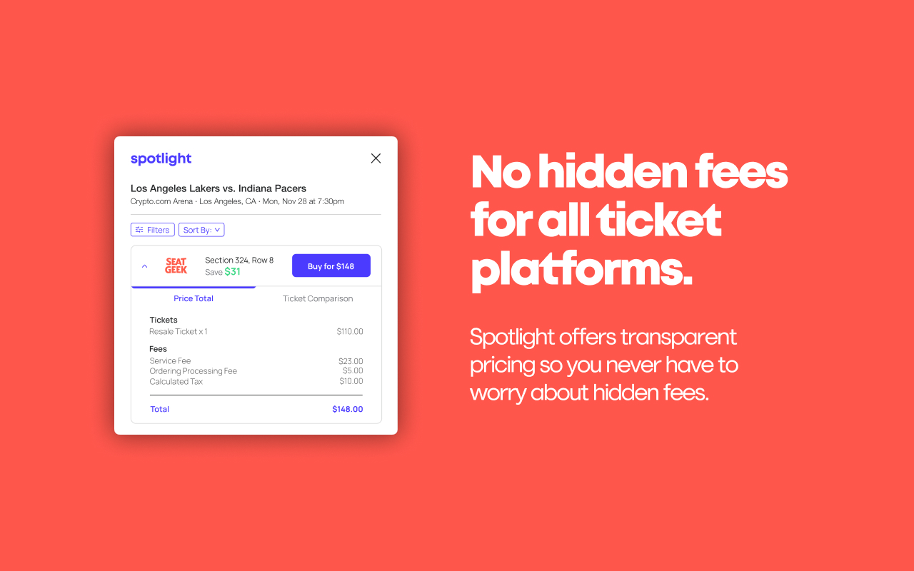 Spotlight: Ticket Price Comparison Preview image 4