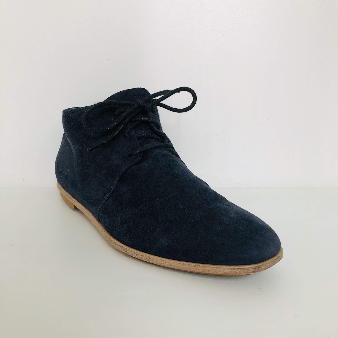 Tod's Suede Navy Chukkas