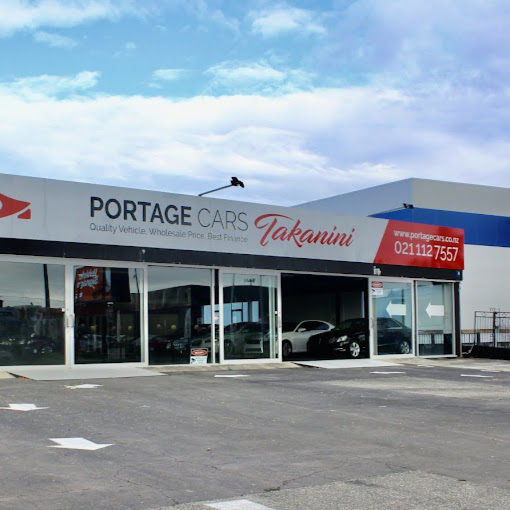 Portage Cars Takanini logo