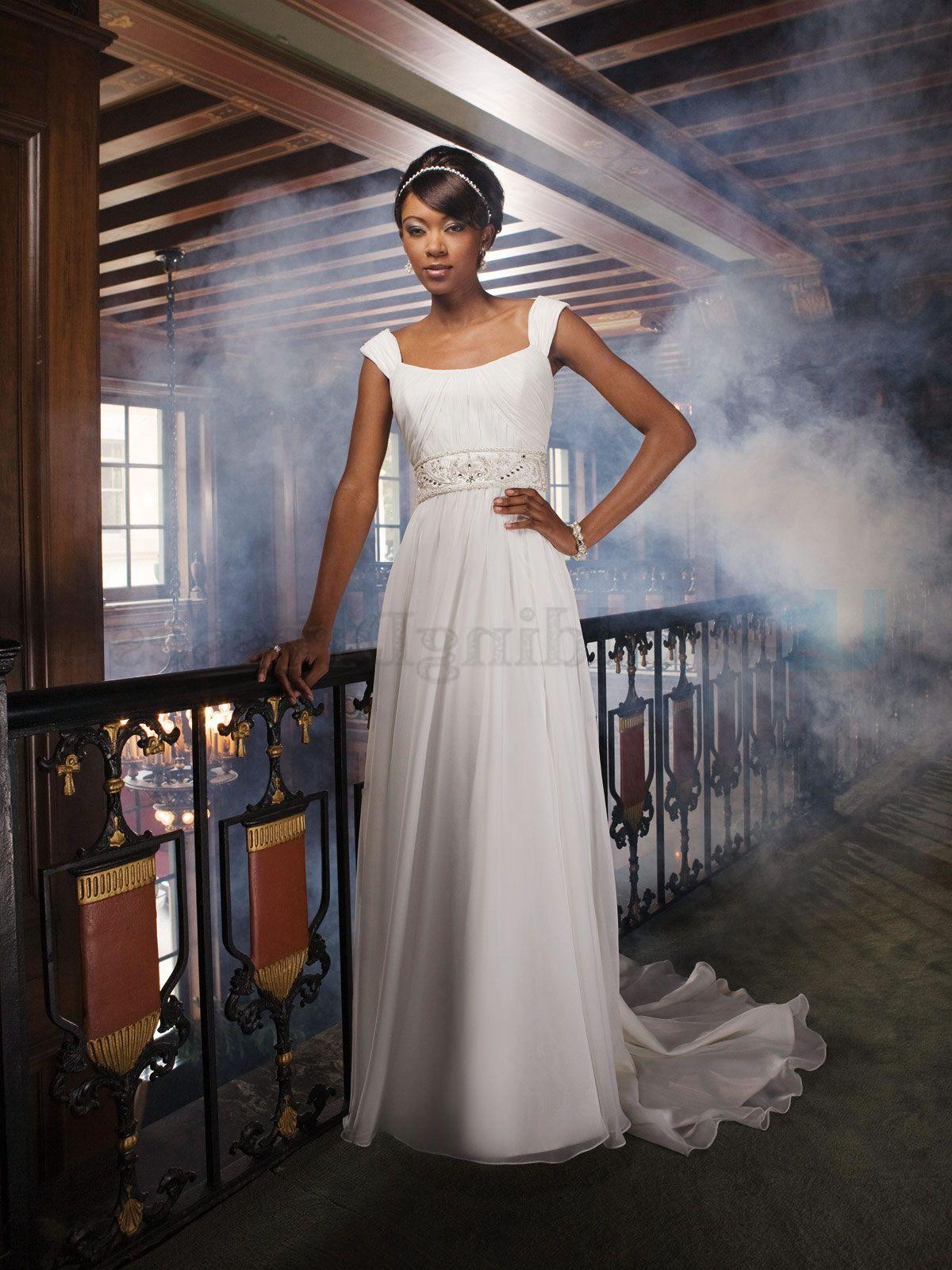 Chiffon Grecian style gown