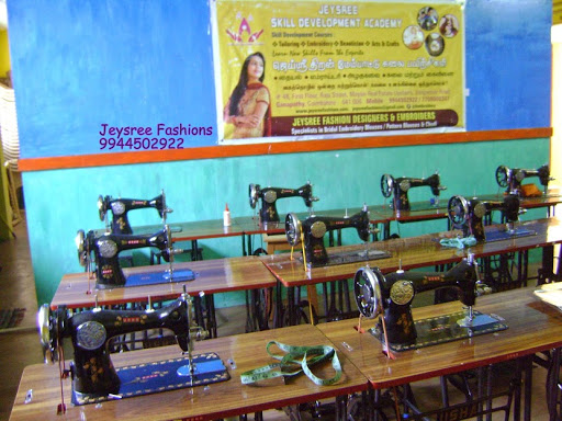 Jeysree Fashion Designers & Embroidery Training Institute, 48, First floor, Raja street, Sanganur Main Road, Ganapathypudur, Coimbatore, Tamil Nadu 641006, India, Hobby_Shop, state TN