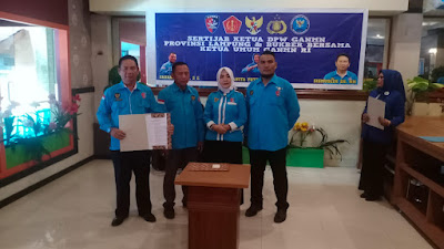 Ketua DPW GANMN Provinsi Lampung Resmi di Jabat Bapak Sismuslim,SH.,MH